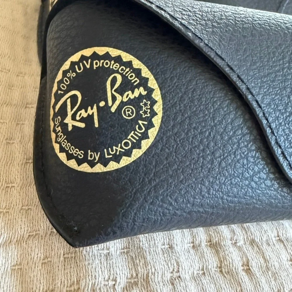 Ray-Ban Sunglasses Case Lot of 13 Black Folding Snap Luxottica Replacement Cases